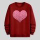 thumbnail image 4 of Ceisia Men Casual Fashion Print Round Neck Pullover Long Sleeve Sweatshirt Gift, 4 of 6