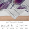 thumbnail image 6 of Abstract Purple Flannel Blanket for Bed,Travel and Camping, Tulip Ray Wood Grain Super Soft Cozy Blanket for All Seasons 40"x50", 6 of 7