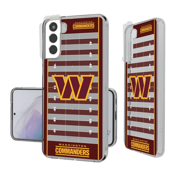 Washington Commanders Galaxy Clear Field Design Case