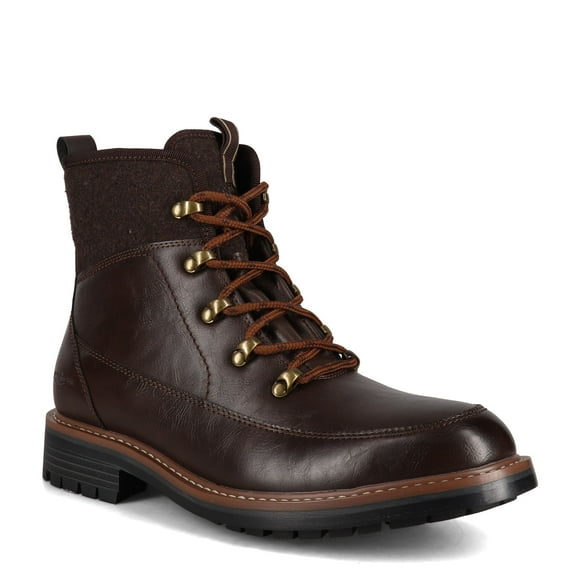 Aquatherm Canada Men Teton Boots Leather like Medium Width Side zip Dark brown