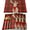Christmas Reindeer, variant on Christmas Gnome Placemats Set of 6 for Dining Table, Merry Christmas Gnome Snowflake Wood Grain Red Plaid Durable Washable Non-Slip Heat Insulation Place Mats for Christmas Parties BBQ Winter Holidays