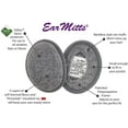 thumbnail image 2 of Ear Mitts Fleece Bandless Winter Ear Muffs, Black and Gray, Regular, 2 Pack Bundle, 2 of 6