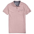 thumbnail image 1 of Polo de Rugby con bolsillo para hombre Levis color rosa extragrande, 1 of 2