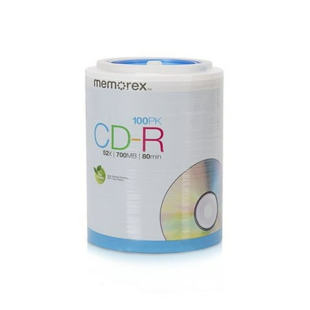 Memorex 700MB 52x CD-R, 100 Pack