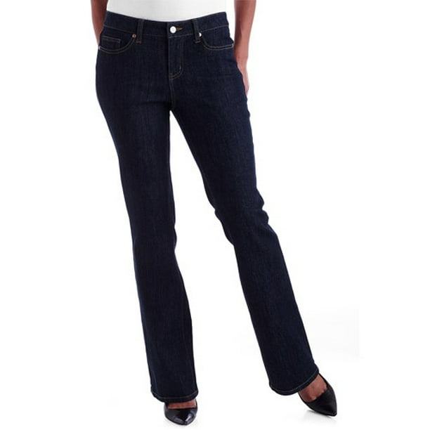 Women's Basic Bootcut Jeans, Petite - Walmart.com
