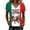 Red, variant on LNZGNM Women's Soccer Jersey USA MEX CA Short Sleeve Crewneck Graphic Tee Football Tournament Fan Top for Sports Party Vacation Game Day,Deep Red(S)