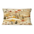 thumbnail image 3 of Designart "Cactus Mirage III" Floral Printed Throw Pillow, 3 of 5