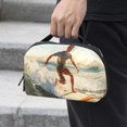 thumbnail image 2 of Surfing Oxford Fabric Waterproof Digital Bag Cable Organizer Travel Small Holder for Charger, Hard Drive - 5.9x9.44x3.14 in., 2 of 6