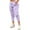 Purple, variant on Wyobmus Womens Cargo Capri Pants With 4 Pockets Elastic Waist Casual Drawstring Sweatpants Loose Joggers Solid Slim Leg Workout Cargo Pants Pink
