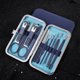 thumbnail image 1 of Kit de manicura y pedicura, juego de manicura, kit de cortaúñas portátil, kit de cortaúñas profesional 7 en 1 de acero inoxidable con caja exquisita, 1 of 5