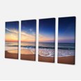 thumbnail image 2 of Beautiful Blue Cloudscape Over Sea - Seashore Canvas Art Print, 2 of 3