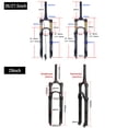 thumbnail image 3 of Horquilla delantera de aire para bicicleta de montaña, ultraligera, 29''/27,5''/26'', con control remoto, magnesio, 3 of 8