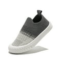 thumbnail image 3 of kkdom Boys Girls Sneakers Shoes Lightweight Slip-on Walking Shoes Gradient Gray Size 6.5 Toddler, 3 of 7