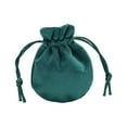 thumbnail image 2 of Bolsa de terciopelo para joyas, regalo de Navidad, organizador con cordón Verde oscuro 65 x 85 cm, 2 of 9