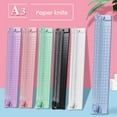 thumbnail image 1 of A3 Paper Trimmer Straight Small Paper Slide Cutting Tool Portable Paper Slicer for Craft Scrapbook Photo Cardstock Label Card, 1 of 7
