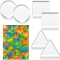 thumbnail image 1 of 6 Pack Monoprinting Print Plates 3 Inch Small Gel Printing Plates for -Art for Card Making Scrapbooking Arts Crafts, 1 of 6