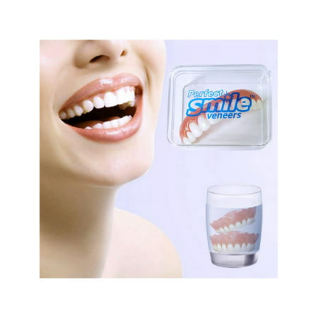 MarinaVida False Fake Instant Cosmetic Silicone Simulation Denture Veneer Comfort (The Best False Teeth)