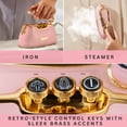 thumbnail image 4 of IS-900 Retro Edition Duopress Steamer and Iron, Rose, 4 of 10