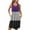 Purple, variant on ZKCCNUK Women's Nightgowns & Sleepshirts Women Print with Pockets Sleep Shirts Sleeveless Sleepwear Pleated Front Nightshirt Round Neck Nightdress S-2XL