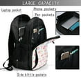 thumbnail image 4 of Balery Cute Pig Mochila con carga USB para hombre y mujer - Mochila impermeable y antirrobo para laptop con puerto USB para viajes, trabajo, 4 of 7