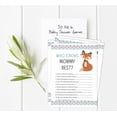 thumbnail image 2 of Inkdotpot Who Knows Mommy Best Baby Shower Game Cards-Fun Activity Cards Set Of 50 Jungle Animals Party Theme, 2 of 5