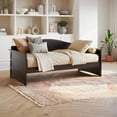 thumbnail image 1 of AFI Acadia Mid-Century Solid Wood Twin Daybed with Back Board in Espresso, 1 of 12