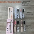 thumbnail image 4 of Amoladora de pies eléctrica, pedicura, pedicura, frotamiento automático de callos en los pies, herramienta de pedicura, 4 of 5