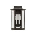 thumbnail image 4 of 3 Light Outdoor Wall Lantern In Transitional Style-16.25 Inches Tall And 10 Inches Wide-Black Finish Capital Lighting 946631Bk, 4 of 8