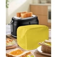 thumbnail image 5 of Fsddascl Yellow Toaster Cover 4 Slice, Large Kitchen Appliance Covers, Pure Yellow Toaster Oven Cover with Loop, Bread Machine Cover Polyester Dust Cover Protection, 5 of 5
