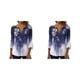 thumbnail image 4 of Jumpingount Tops de manga 3/4 Camiseta oscilante Túnica de verano Playa plisada de larga duración Type25 NO25, 4 of 6
