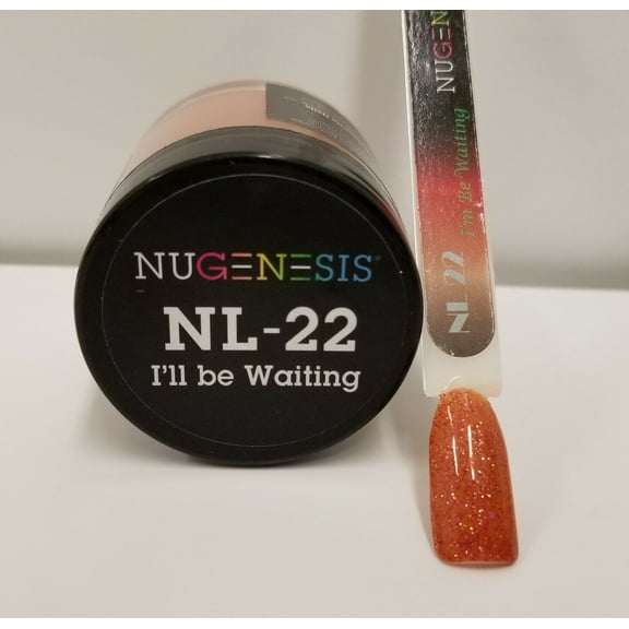 NUGENESIS Nail Color Dip Dipping Powder 1.5oz/jar - NL22 I WILL BE WAITING