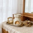 thumbnail image 6 of Rirozkan Ceramic Essential Oil Warmer, Tea Light Candle Holder And Wax Melt Burner, Aromatherapy Diffuser, For Home, Bedroom, And Relaxation Decor, 6 of 6