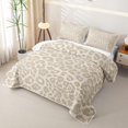 thumbnail image 3 of Erosebridal Beige Leopard Twin Quilt Set,Spot Wildlife Twin Coverlet Set For Girls,2 Pieces, 3 of 7