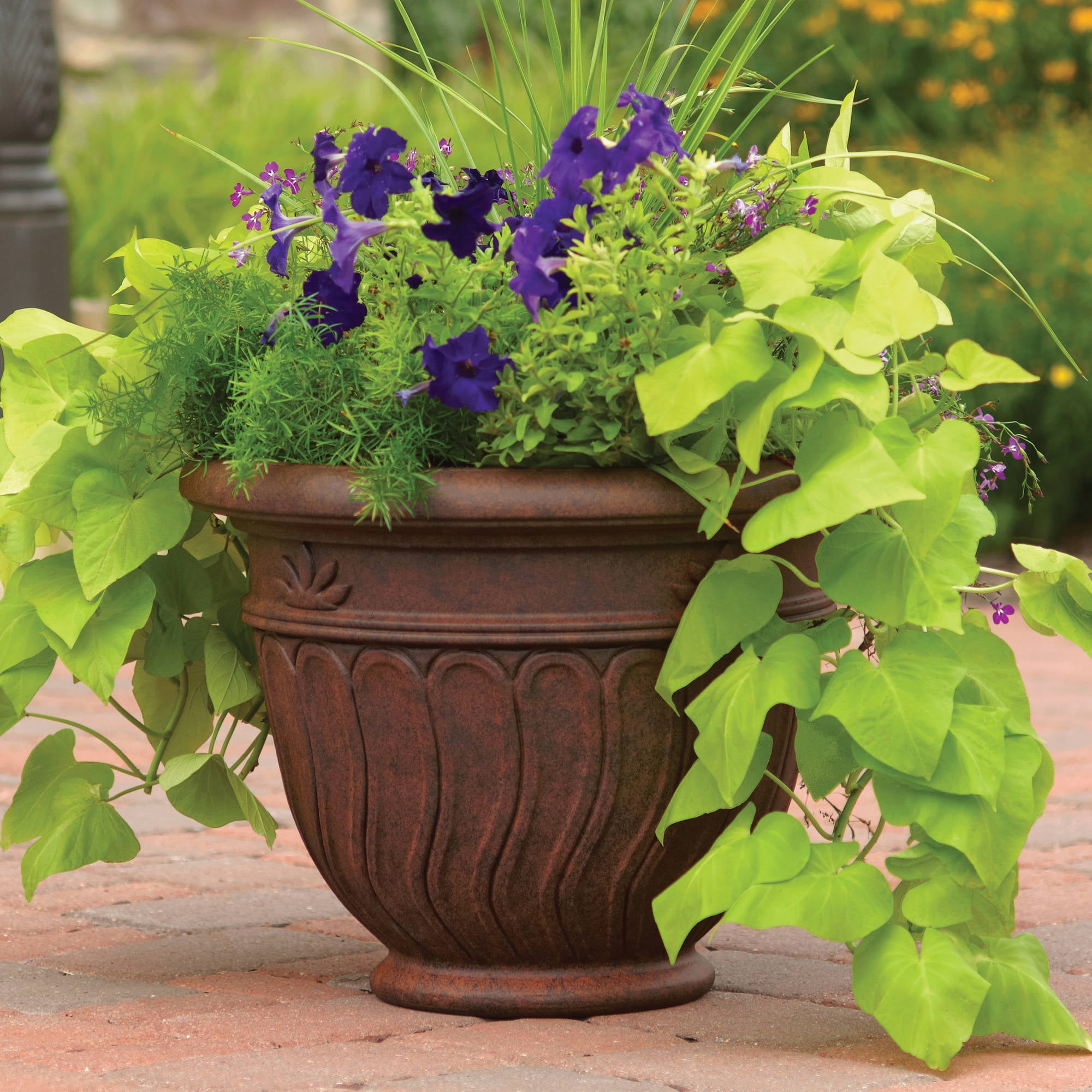better homes and gardens romano planter, multiple sizes