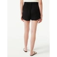 thumbnail image 3 of Free Assembly Women's Paperbag Belted Shorts, 3 of 6