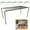 Black, variant on Evelots Kitchen Cabinet/Counter Shelf-Organizer-Double Space-Sturdy Metal-Set/2