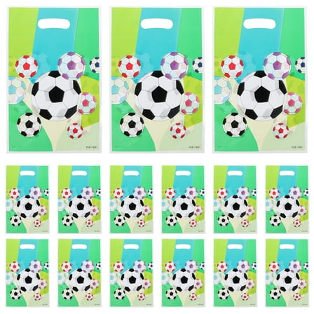 MLINS Pcs Party Favor Bags Goodie Themed Football Birthday Baby Green
