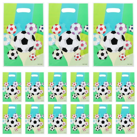 MLINS Pcs Party Favor Bags Goodie Themed Football Birthday Baby Green
