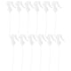 thumbnail image 1 of 12 boquillas de plástico para pulverización, cabezales de repuesto para botellas de agua, ideales para jardinería (blancas)., 1 of 7