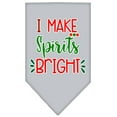 thumbnail image 5 of Christmas Pet and Dog Bandana Screen Printed, "I Make Spirits Bright", 5 of 10