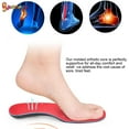 thumbnail image 6 of Spencer Plantar Fasciitis Full Length Orthotic Shoe Inserts Insoles with High Arch Support for Flat Feet, Feet Pain Insoles for Men Women "M", 6 of 8