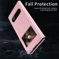 thumbnail image 6 of K-Lion Luxury Flip Leather Case for Samsung Galaxy Z Fold 3 Lychee Pattern Hidden Bracket Kickstand Ultra Slim Thin Buisness Style Men Women Anti-Scratch Shockproof Case For Galaxy Z Fold 3,C, 6 of 7