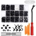 thumbnail image 1 of 415 Pcs Plastic Rivet Clips, Plastic Rivet Protector Fastener, Universal Black White Car Clips with Storage Box and Installation Tool, 1 of 5