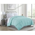 thumbnail image 2 of Couette Matelassée en Microfibre Alternative Duvet d'Oie - Très Grand/aqua, 2 of 6