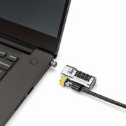 Kensington ClickSafe Universal Combination Laptop Lock, Master Coded