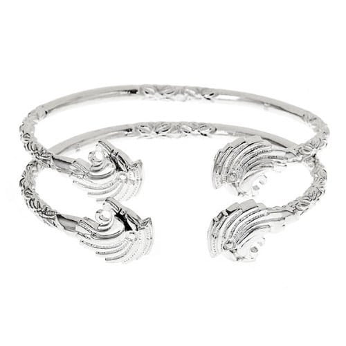 Lion .925 Sterling Silver West Indian Bangles