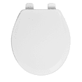 thumbnail image 3 of Centoco 700-001 Round Molded Wood Toilet Seat, Centocore Technology, White, 3 of 8