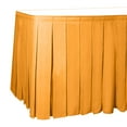 thumbnail image 1 of Ultimate Textile Polyester Table Skirt - 42" Cocktail Bar Height, 1 of 4