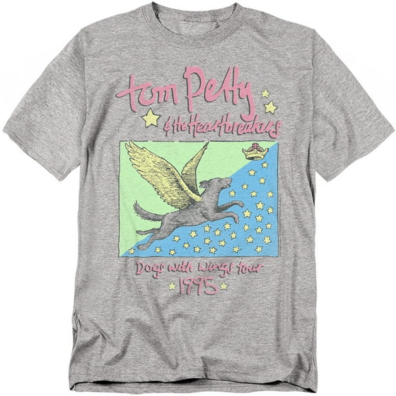 Tom Petty And The Heartbreakers T-Shirt Dogs With Wings Tour 1995 Unisex Graphic Tee for Men & Women