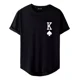 thumbnail image 1 of Camiseta Para Hombre Fit Long Playera Negra Pocker Larga, 1 of 3